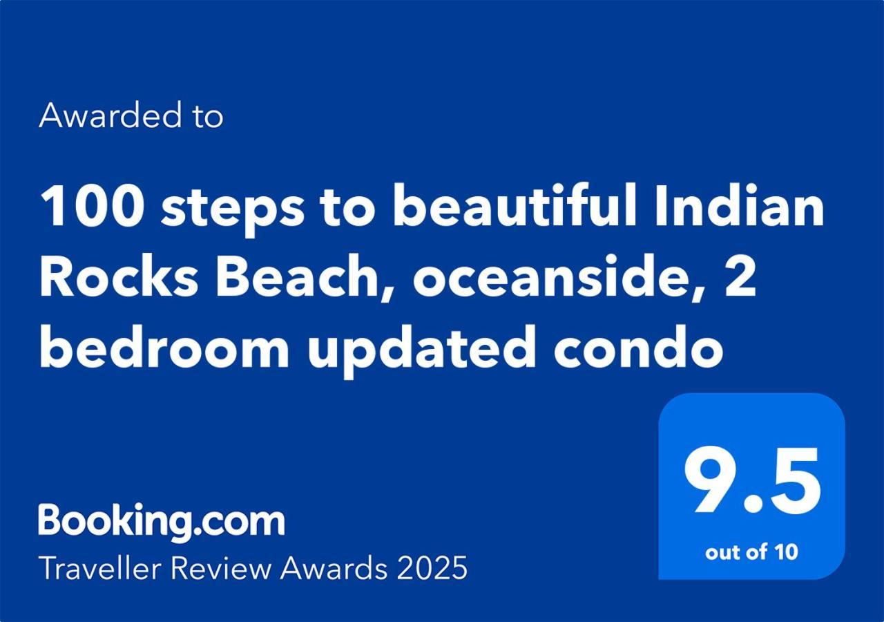 100 Steps To Beautiful Indian Rocks Beach, Oceanside, 2 Bedroom Updated Condo Clearwater Beach Exterior photo